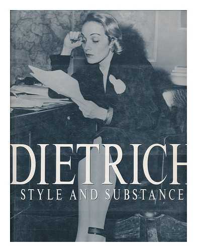 O'CONNOR, PATRICK (1949-) - Dietrich : Style and Substance