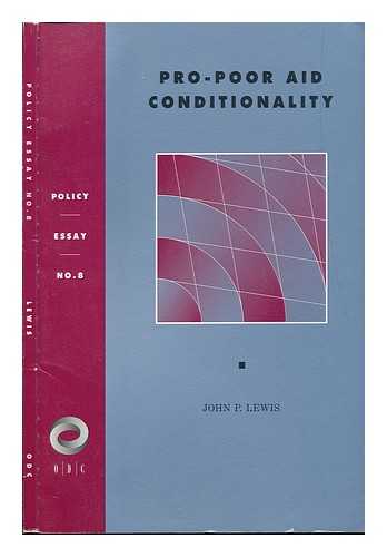 LEWIS, JOHN PRIOR - Pro-Poor Aid Conditionality