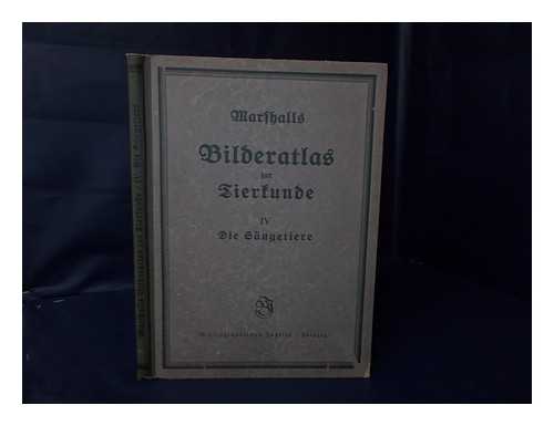 MARSHALL, WILLIAM (1845-1907) - William Marshalls Bilderatlas Zur Tierkunde, Mit Beschreibendem Text - [Uniform Title: Bilderatlas].