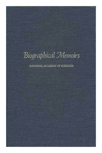 NATIONAL ACADEMY OF SCIENCES (U. S) - Biographical Memoirs - Volume 62