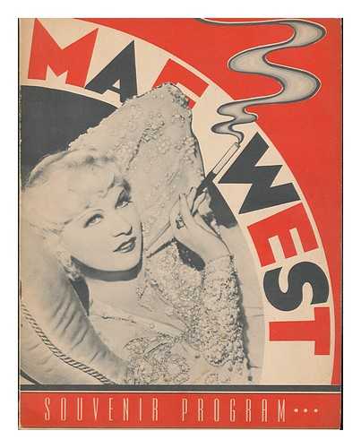 WEST MAE - RELATED NAMES: MANDER, MILES & SCHILLER, FRED & DUNPHY, THOMAS (WRITING) ; FILLMORE, RUSSELL (DIRECTION) ; GLOVER, RITA (SETTING) ; SELECT OPERATING CORPORATION - Mae West in 'Come on Up' (Ring Twice) - [Souvenir Program]