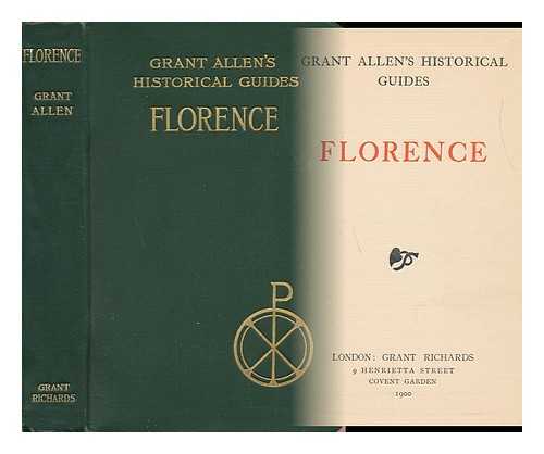 ALLEN, GRANT (1848-1899) - Florence