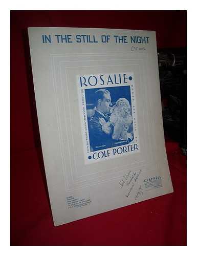 PORTER, COLE. EDDY, NELSON & POWELL, ELEANOR (CAST). METRO-GOLDWYN-MAYER - Rosalie: in the Still of the Night from the Metro-Goldwyn-Mayer Production, Words and Music by Cole Porter - [Musical Score]