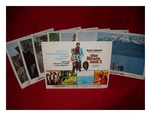 DISNEY, WALT - The bears and I : a collection of 8 color stills in printed envelope. Prepared for promotional purposes