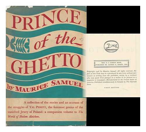 SAMUEL, MAURICE - Prince of the Ghetto