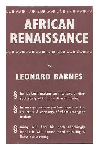 BARNES, LEONARD (1895-) - African Renaissance