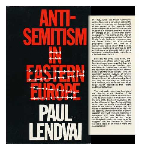 LENDVAI, PAUL - Antisemitism in Eastern Europe