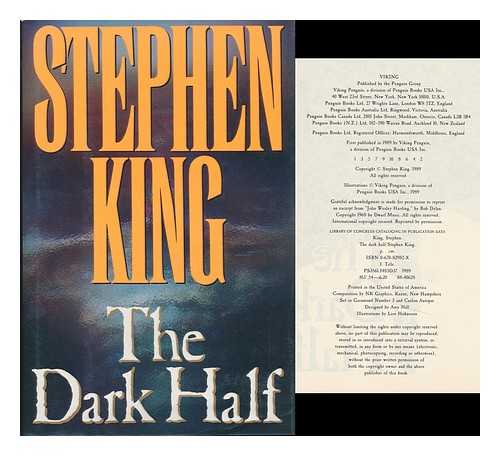 KING, STEPHEN - The Dark Half / Stephen King