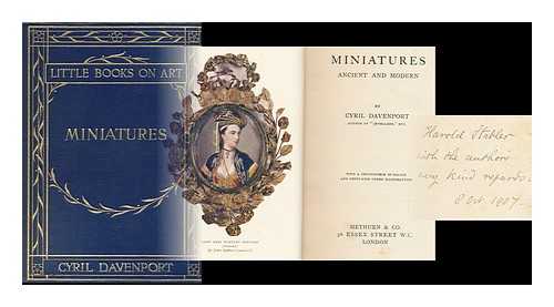 DAVENPORT, CYRIL (1848-1941) - Miniatures, Ancient and Modern