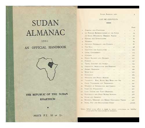 CENTRAL OFFICE OF INFORMATION, THE REPUBLIC OF THE SUDAN (COMP. BY) - Sudan Almanac / Compiled by the Central Office of Information, the Republic of the Sudan