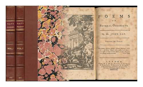 GAY, JOHN (1685-1732) - Poems on Several Occasions