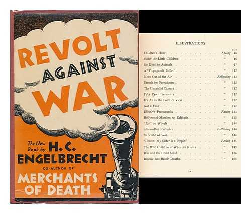 ENGELBRECHT, HELMUTH CAROL (1895-1939) - Revolt Against War ; Foreword by Robert S. Lynd