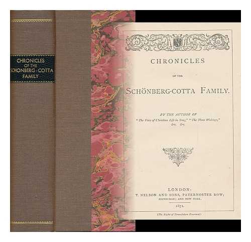 CHARLES, ELIZABETH RUNDLE - Chronicles of the Schonberg-Cotta Family