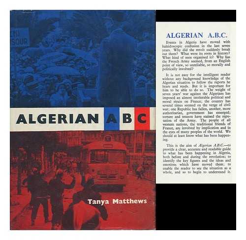MATTHEWS, TANYA - Algerian A. B. C.