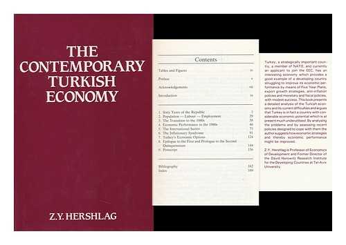 HERSHLAG, ZVI YEHUDA - The Contemporary Turkish Economy