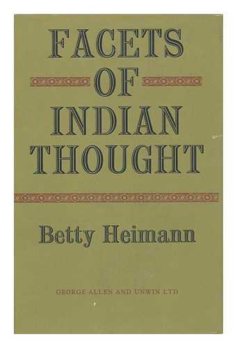 HEIMANN, BETTY (1888-1961) - Facets of Indian Thought
