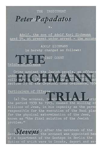 PAPADATOS, PETROS A - The Eichmann Trial