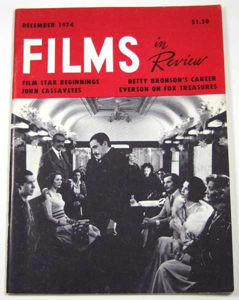 Image for Films in Review (December, 1974)
