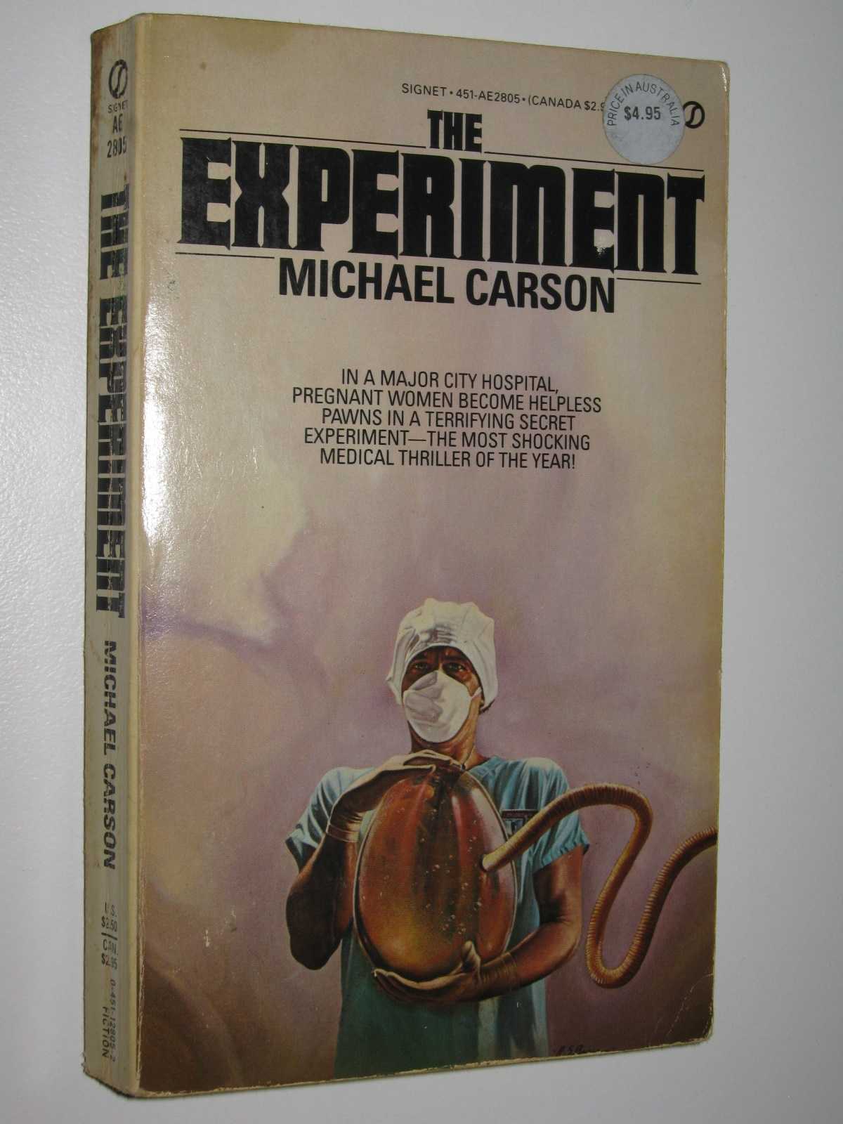 The Experiment by Michael Carson Small PB 0451128052 New American Library - Picture 1 of 3