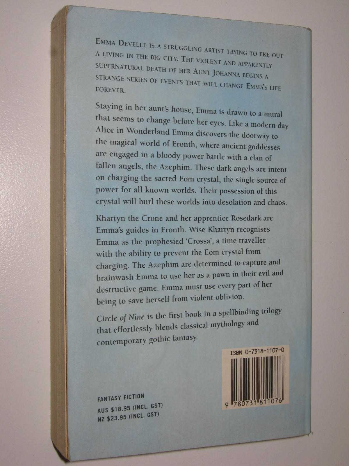 Circle of Nine by Jospehine Pennicott Small PB 0731811070 Earthlight - Picture 2 of 3