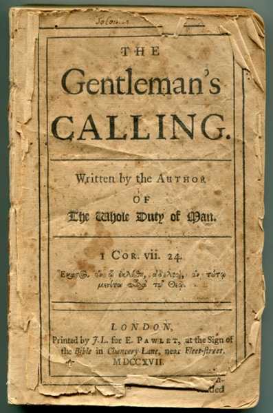 Allestre, Richard - The Gentleman's Calling