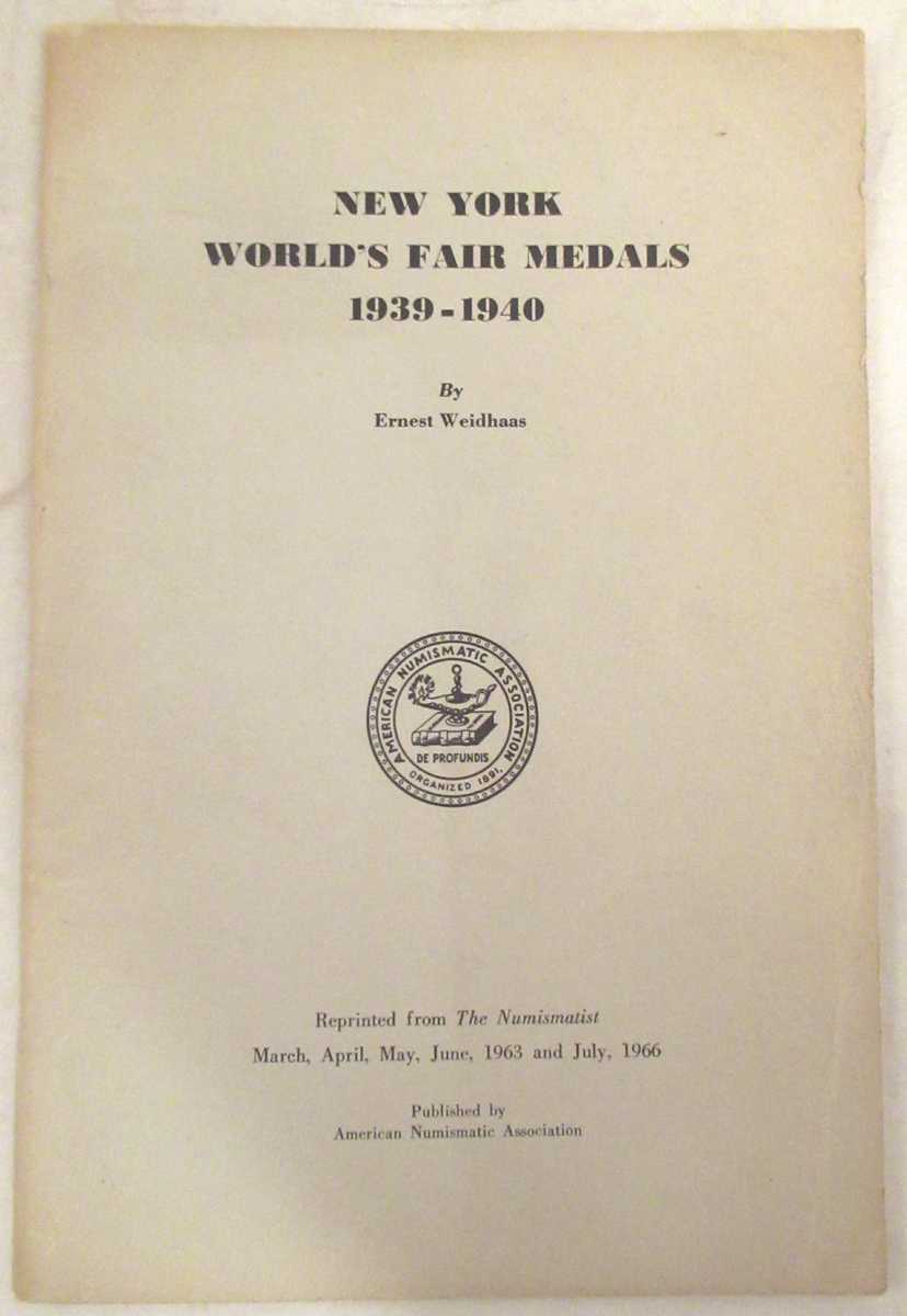 Weidhaas, Ernest - New York World's Fair Medals, 1939-1940