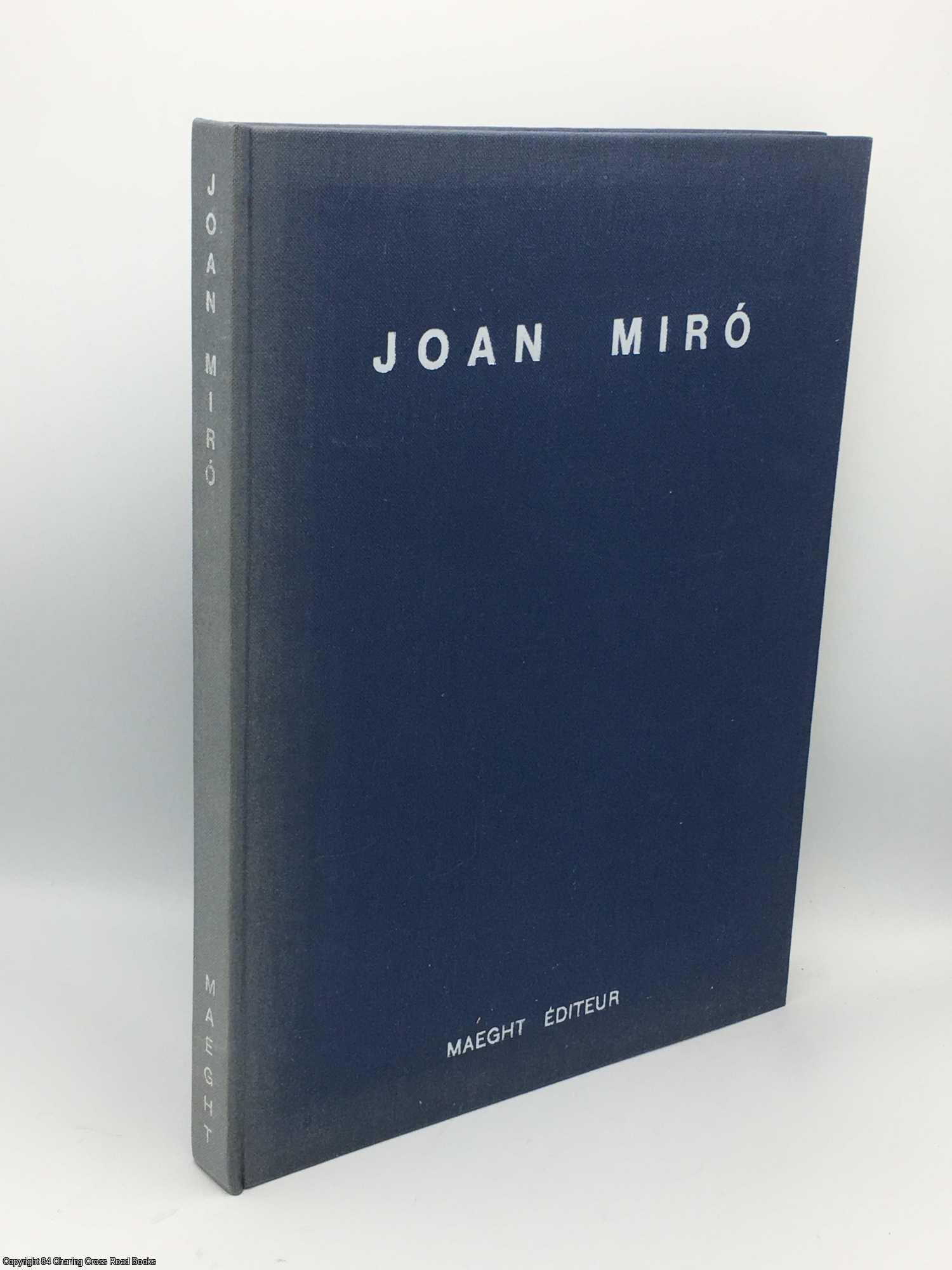 Miro - Joan Miro Derriere Le Miroir - special bound edition issues between 1961 and 1970
