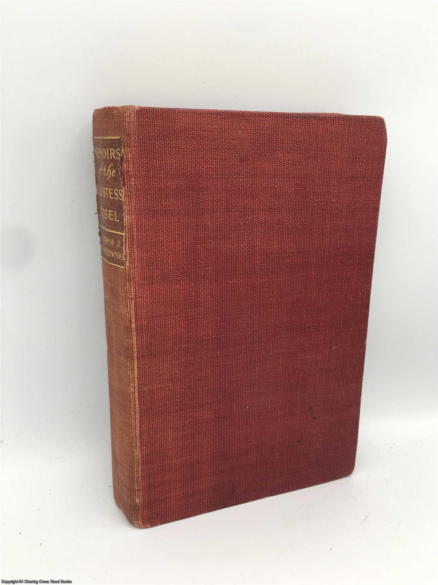 Kraszewski, Joseph J; Soissons - Memoirs of the Countess Cosel