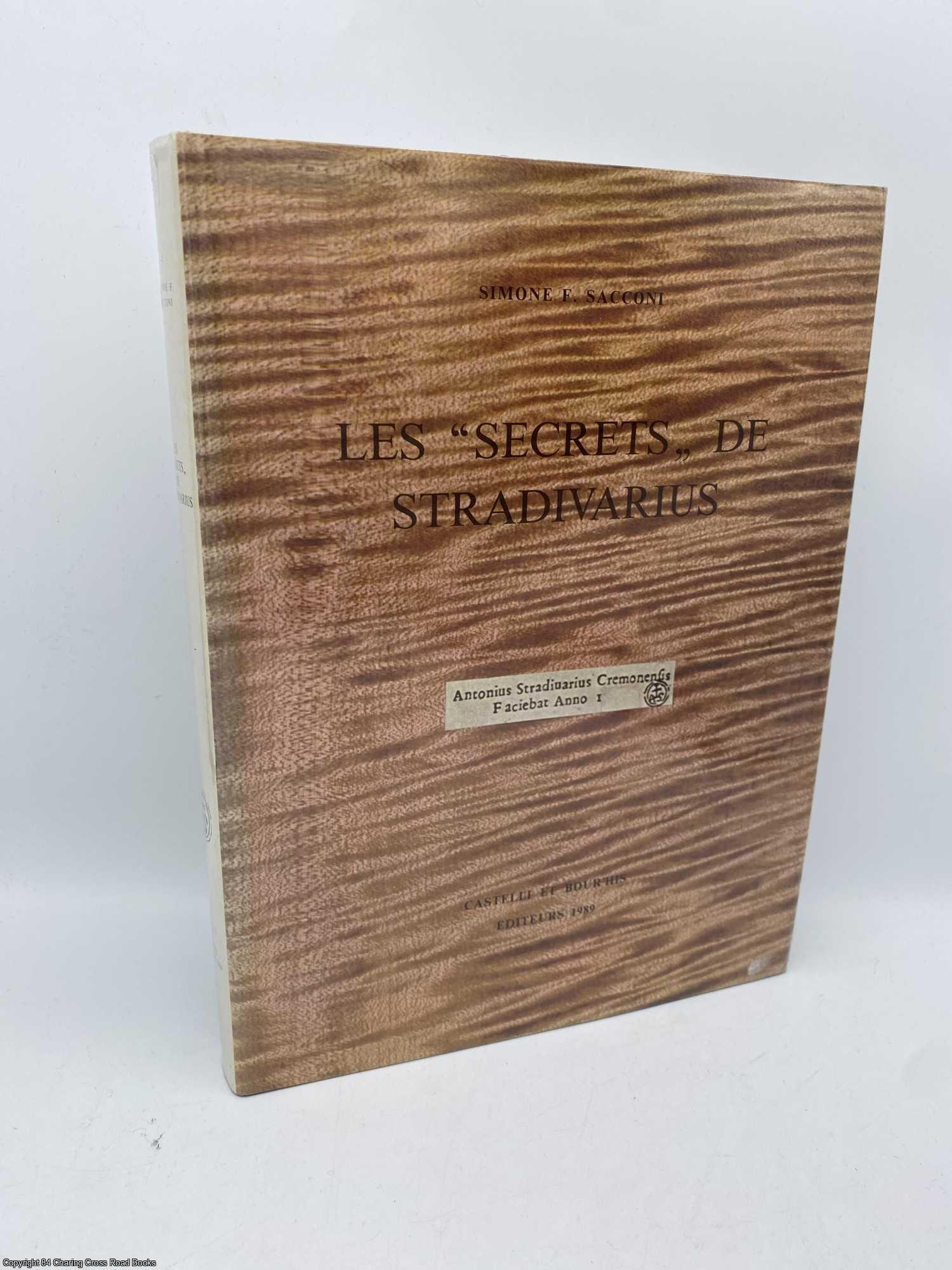 Sacconi, Simone F. - Les 