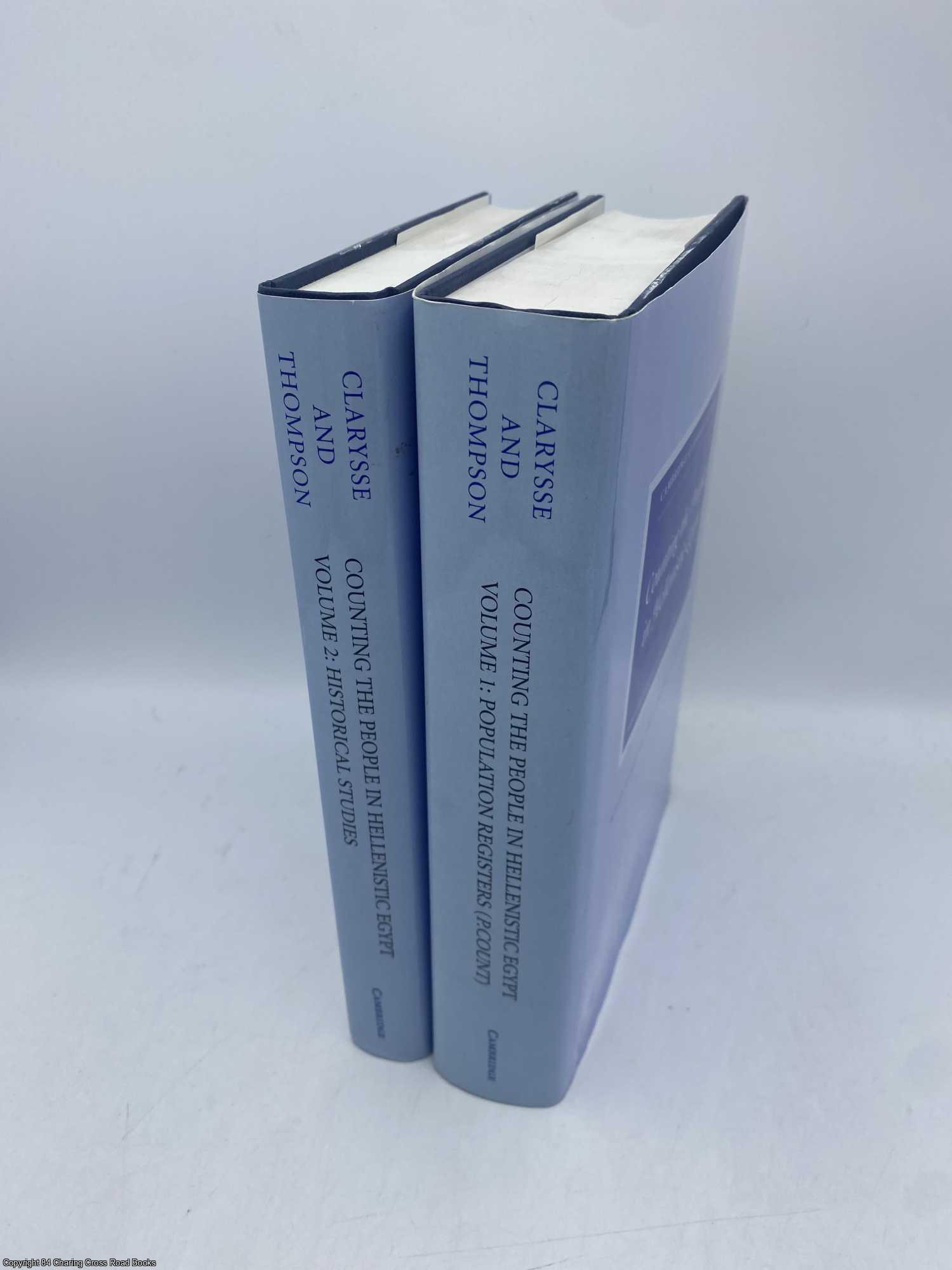 Clarysse, Willy; Thompson, Dorothy - Counting the People in Hellenistic Egypt