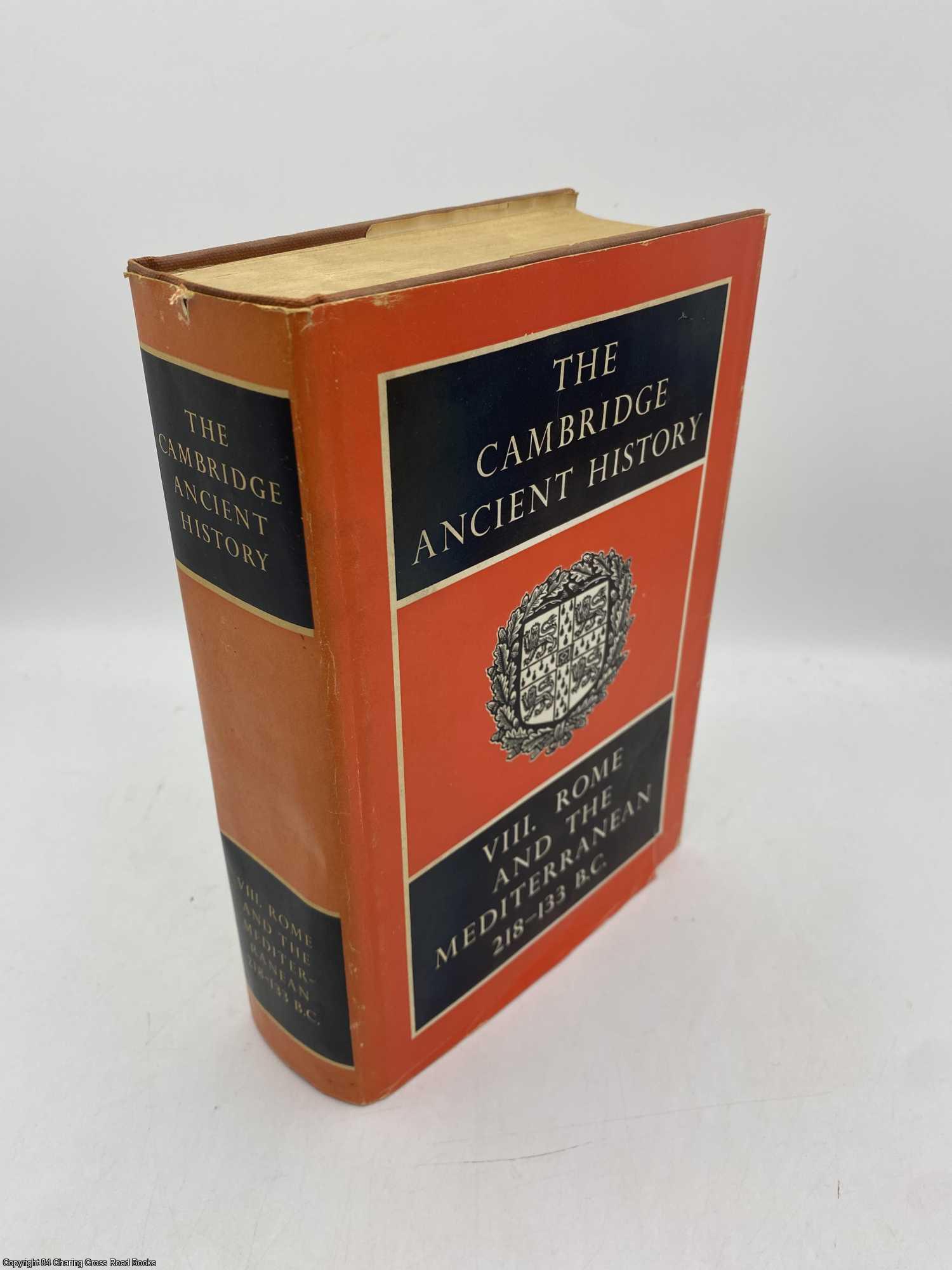 Astin, A E et al - The Cambridge Ancient History VIII Rome and the Mediterranean 218 to 133 BC