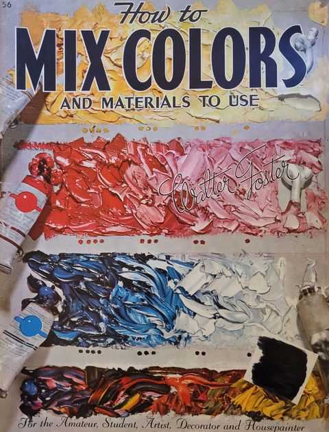 Walter Foster Artist's Library Series Color Mixing In Acrylic Book