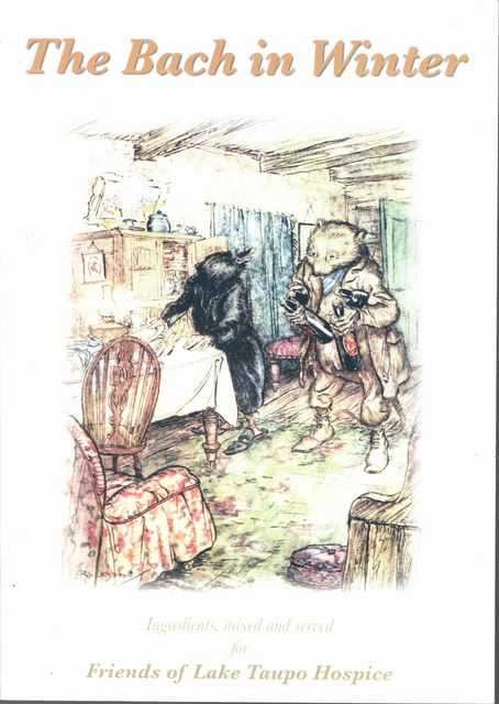 The Bach in Winter - Ingredients Mixed and Served for Friends of Lake Taupo Hospice