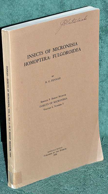 Insects of Micronesia Homoptera: Fulgoroidea