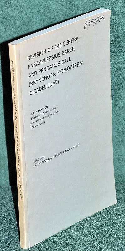 Revision of the Genera: Paraphelepsius Baker and Pendarus Ball (Rhynchota: Homoptera: Cicadellidae)