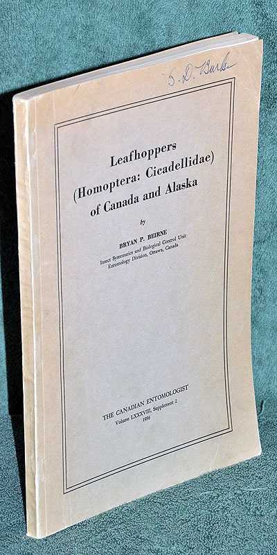 Leafhoppers (Homoptera: Cicadellidae) of Canada and Alaska
