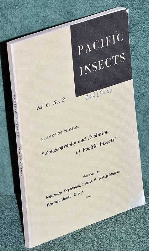 Zoogeography and Evolution of Pacific Insects: Vol 6 No.3