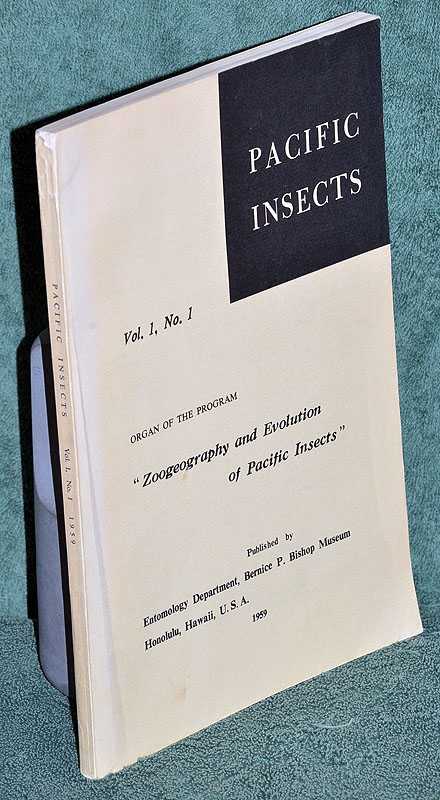 Zoogeography and Evolution of Pacific Insects: Vol 1 No.1