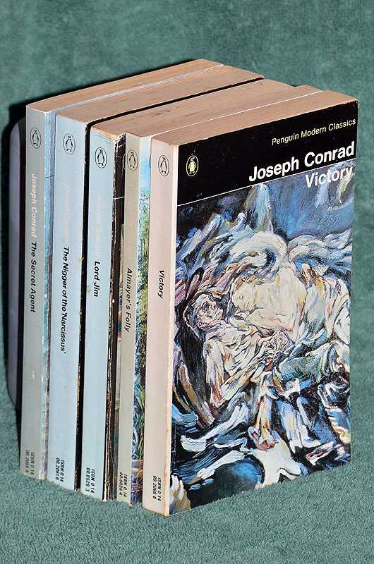 5 Joseph Conrad novels as per image