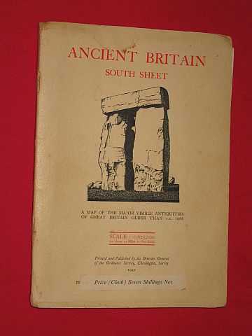 N/A - Ancient Britain: South Sheet - a map of the major visible antiquities of Great Britain older than A. D. 1066 (Foreword, introduction and combined index to north and south sheets.)