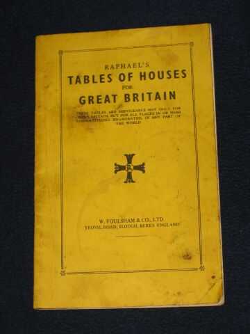 Various / Unstated - Raphael's Table of Houses for Great Britain