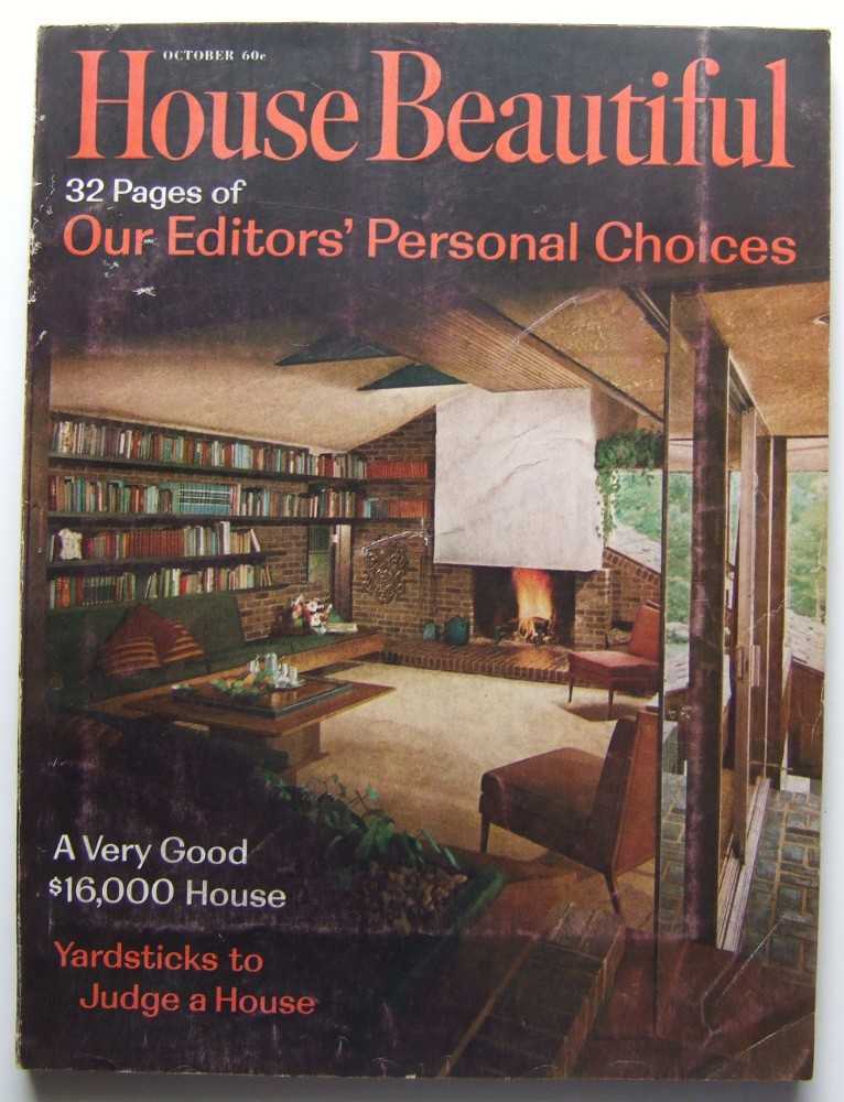 Image for House Beautiful (October, 1962 Vol. 104, #10)