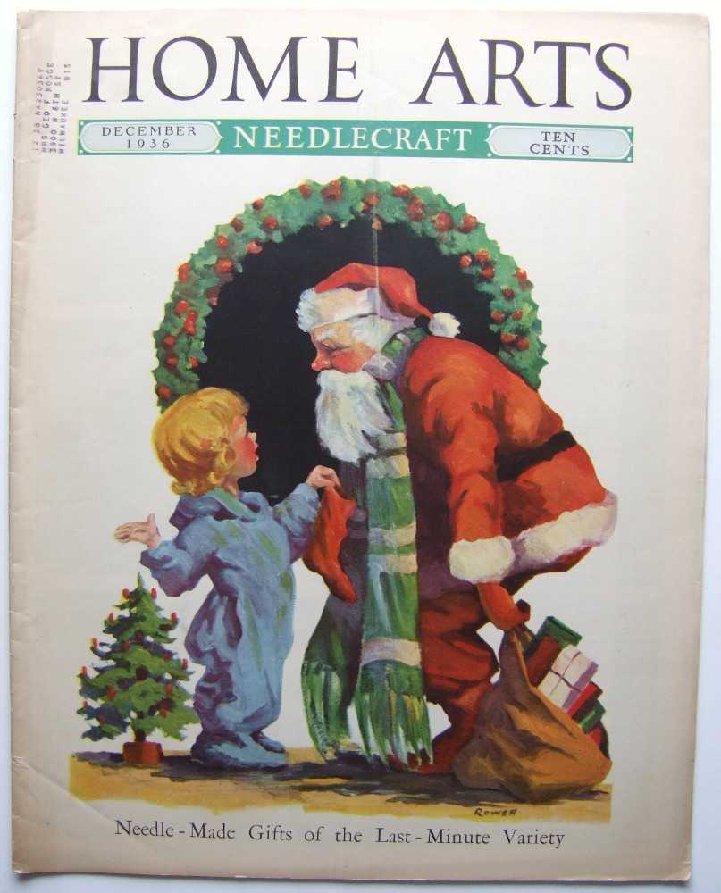 Image for Home Arts - Needlecraft (December, 1936, Volume XXVIII, No. 4) [Santa Claus cover]