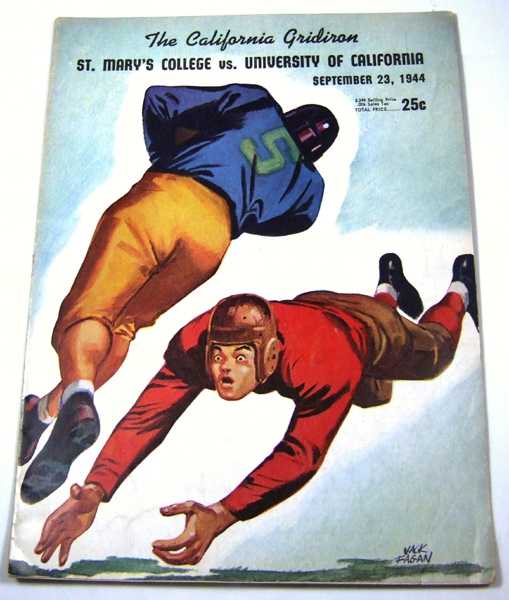 Image for The California Gridiron: St. Mary's College vs. University of California (September 23rd, 1944, Vol. 12, No. 1)