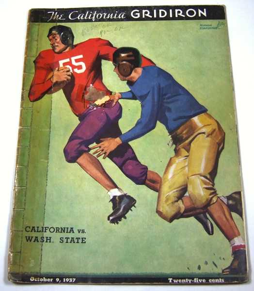 Image for The California Gridiron: University of California vs. Washington State (October 9th, 1937)