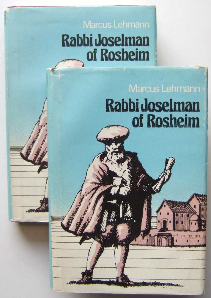 Image for Rabbi Joselman of Rosheim (Two-Volume Set)