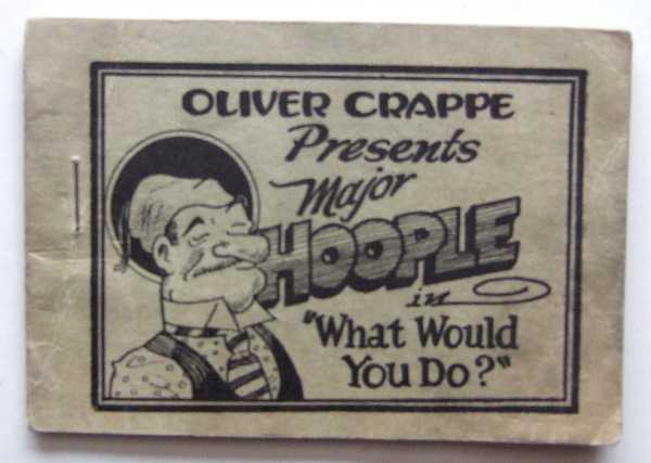 Image for Oliver Crappe Presents Major Hoople in "What Would You Do?" (from comic strip: "Our Boarding House") (Tijuana Bible, 8-Pager)