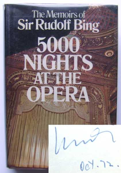 Image for The Memoirs of Sir Rudolf Bing: 5000 Nights at the Opera