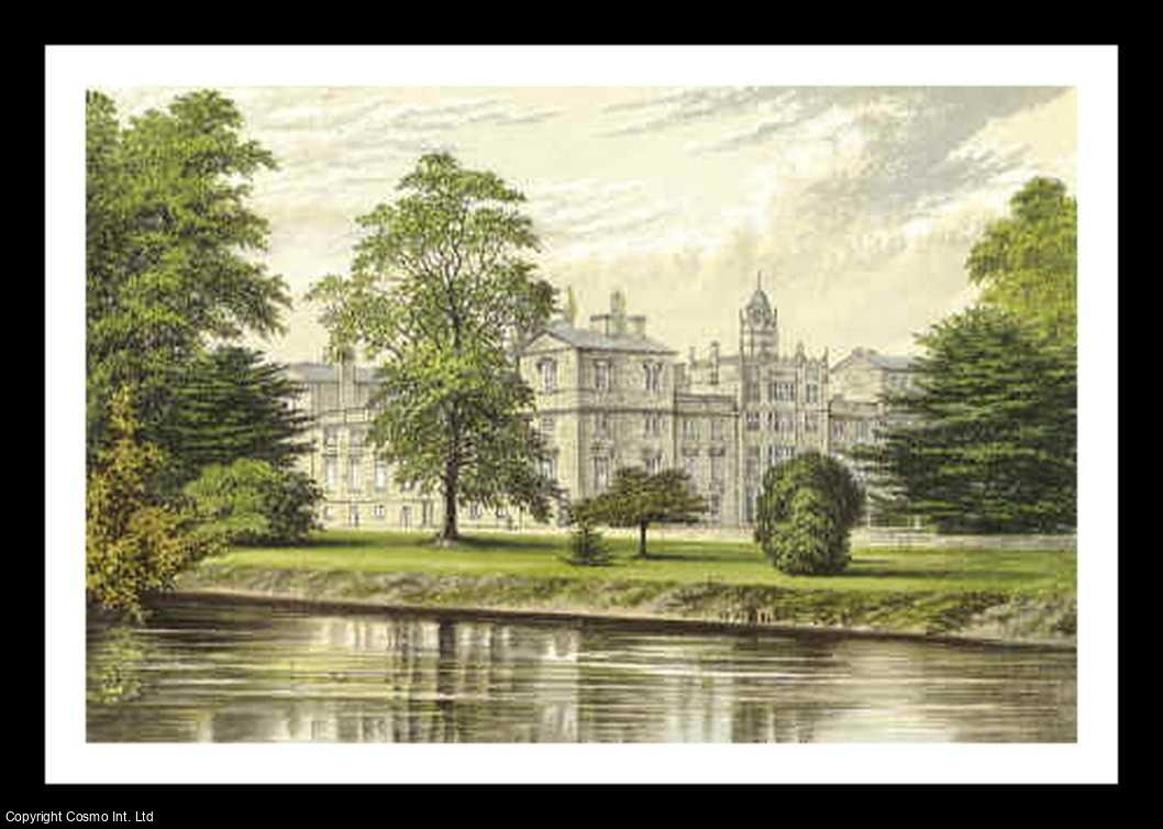 Francis Orpen Morris - Wilton House, near Wilton, Wiltshire. The House of the Earls of Pembroke and Montgomery. Antique Colour Print. Published by William MacKenzie 1860.