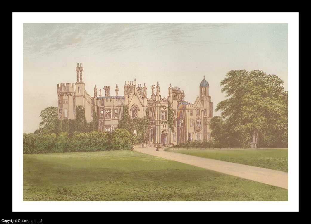 MORRIS, FRANCIS ORPEN - Danbury Palace, near Maldon, Essex. The House of the Bishop Of Rochester. Antique Colour Print.